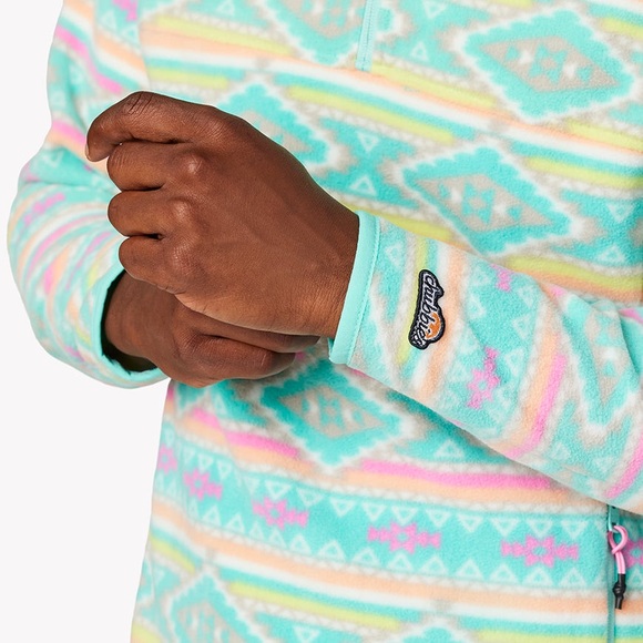 NWOT Chubbies Fleece Quarter Zip- The Flame Commander - Picture 3 of 4